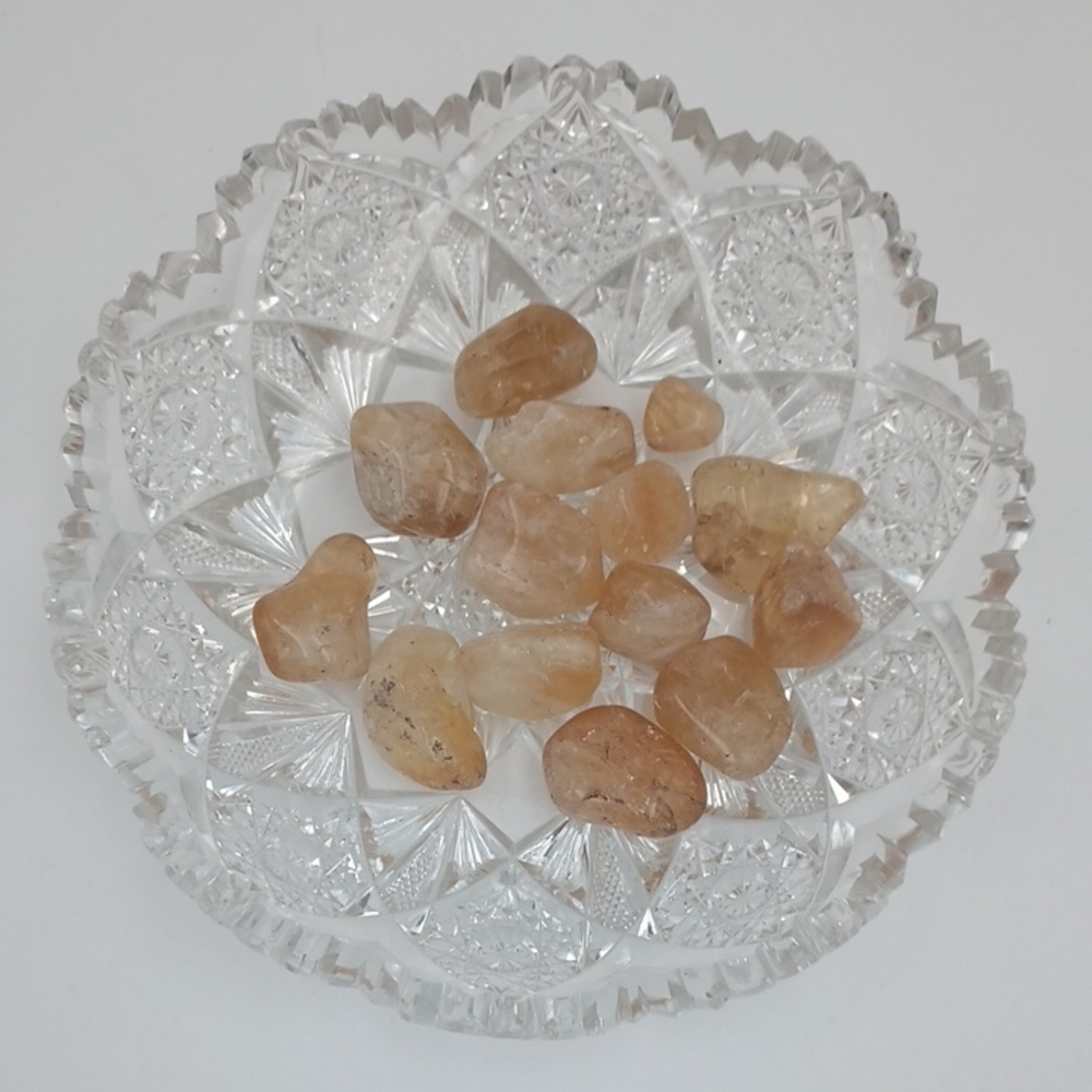 2 Natural Cintrine Tumbled Pocket Stones Healing Merchant's
